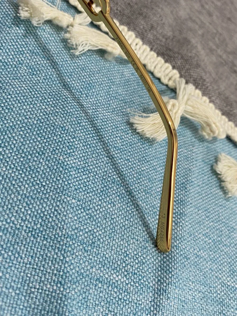 Louis Vuitton Rimless Cat-Eye Chain Sunglasses